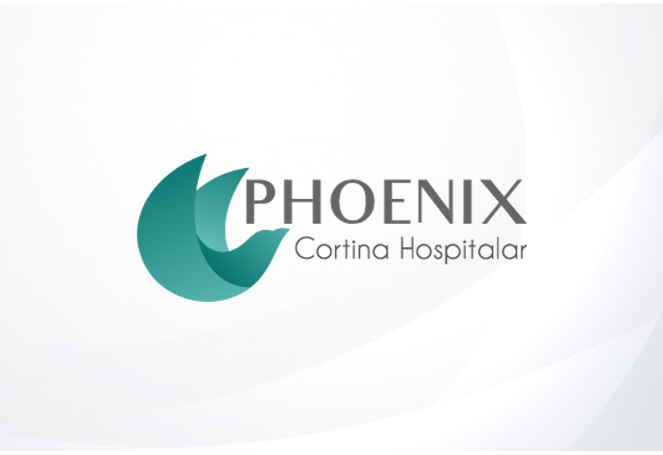 logotipo da phoenix cortinas hospitalares